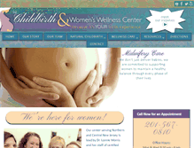 Tablet Screenshot of childbirthcenter.net